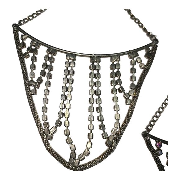 Vintage Aurora Borealis Rhinestone Chandelier Earrings 5"‎ - Picture 11 of 13